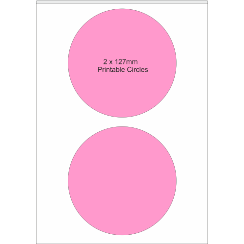 24 X A4 Printable Edible Icing Sheets With 2 Pre cut 127mm Circles Per 
